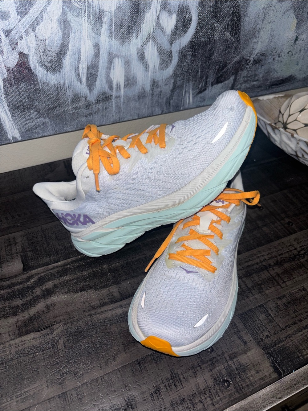 Hoka Clifton 8 WOMENS SZ 7B - Picture 7 of 16